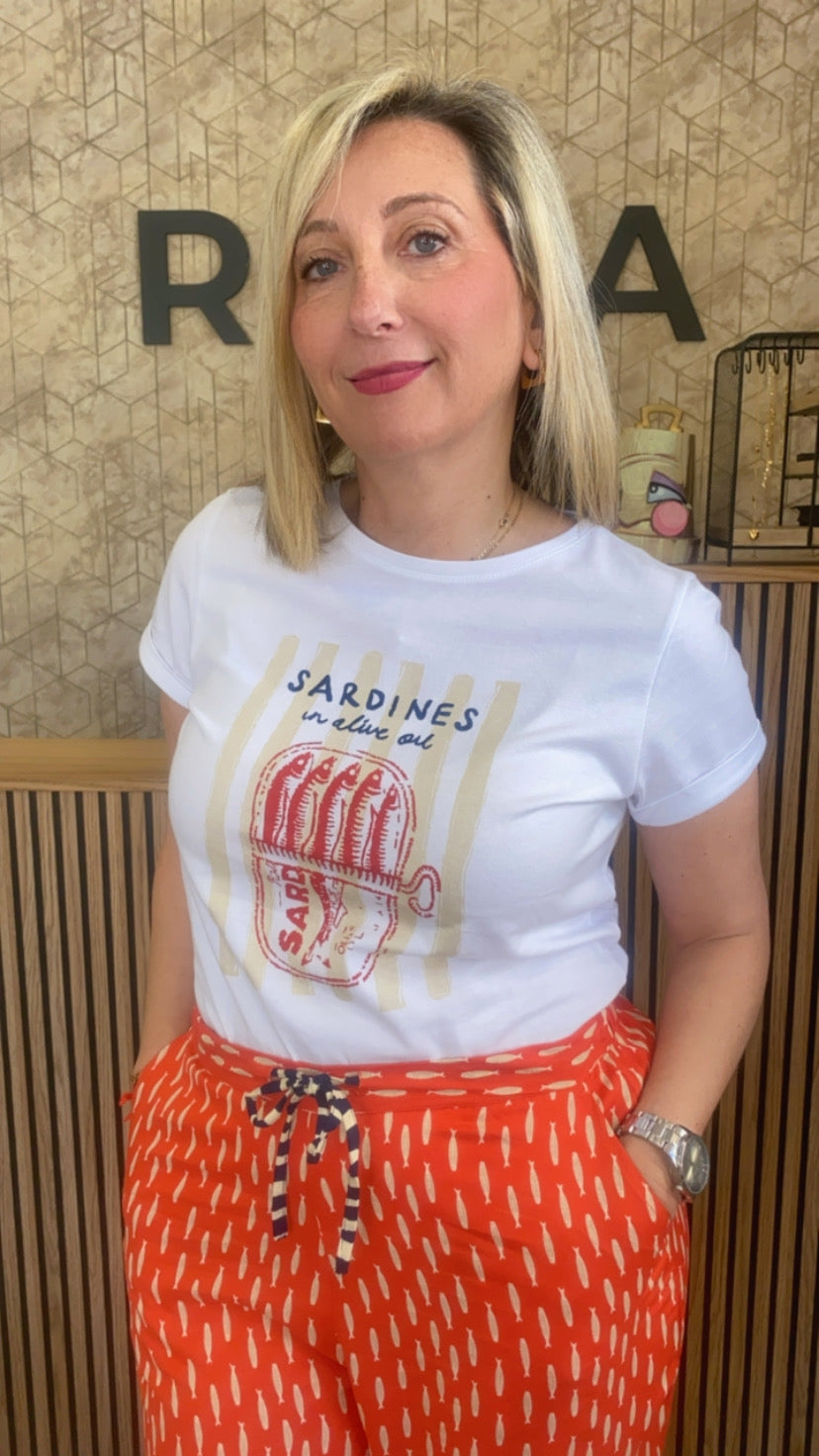 CAMISETA SARDINAS