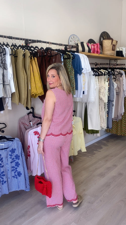 BLUSA VICHY RAMA