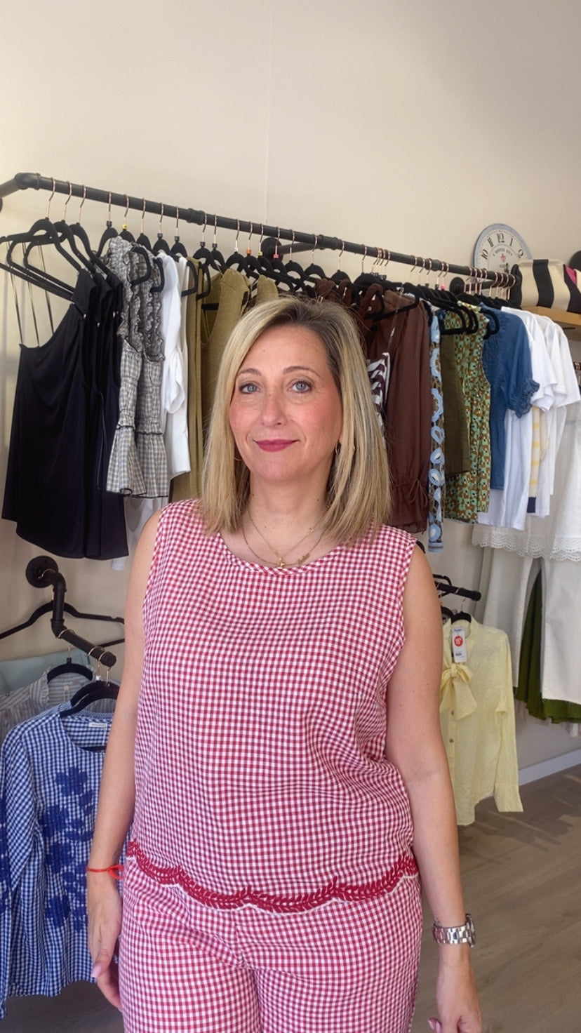 BLUSA VICHY RAMA