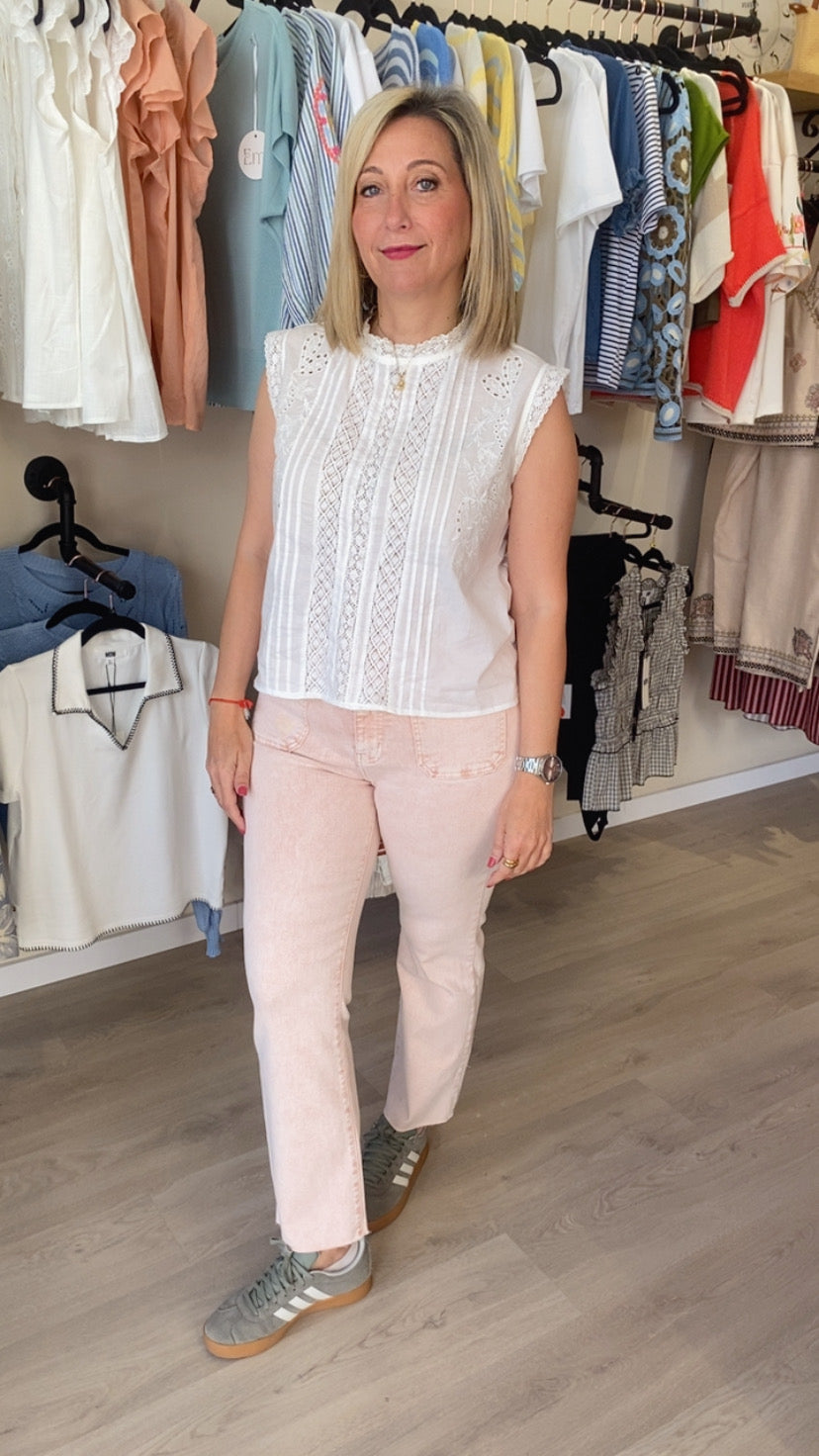 FLARED TRENZA ROSA