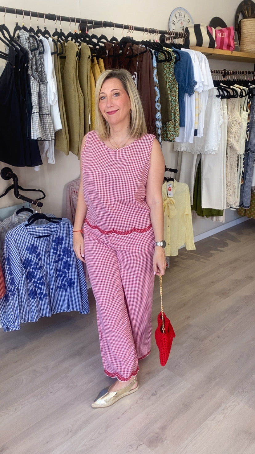 BLUSA VICHY RAMA