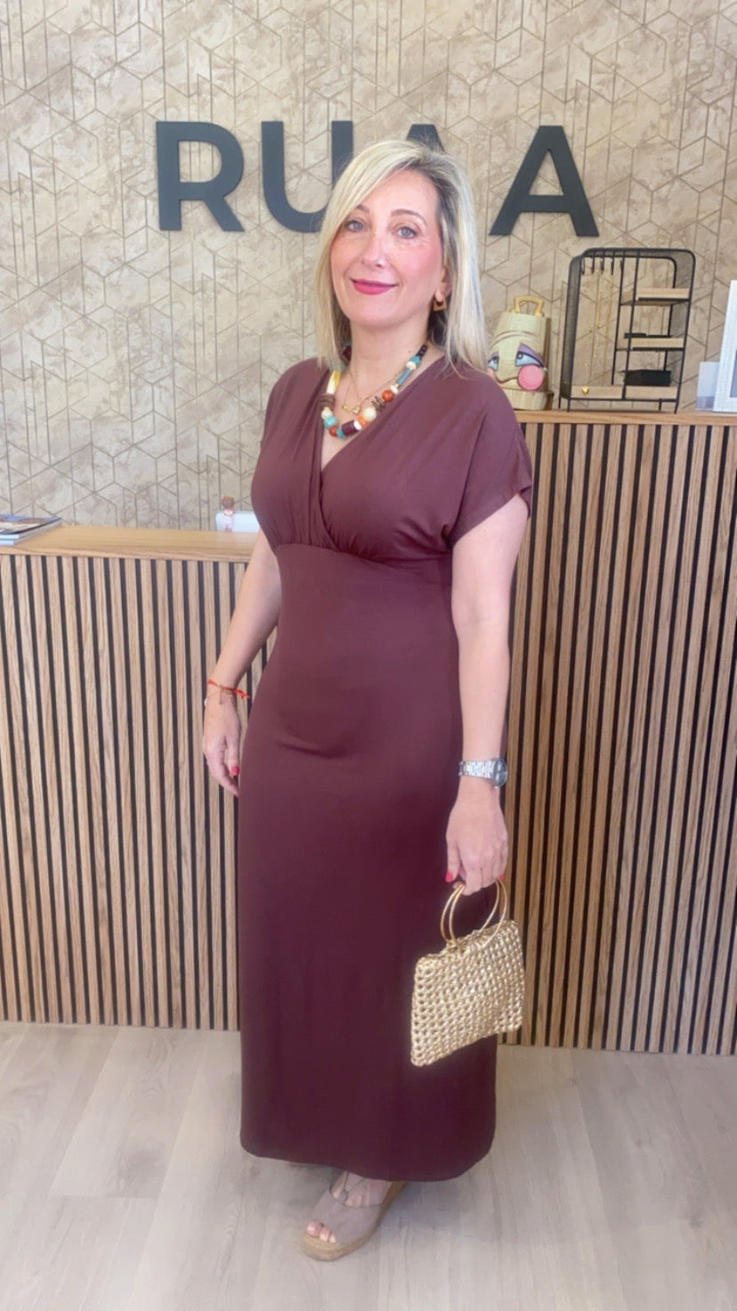 VESTIDO CLHOE CHOCOLATE