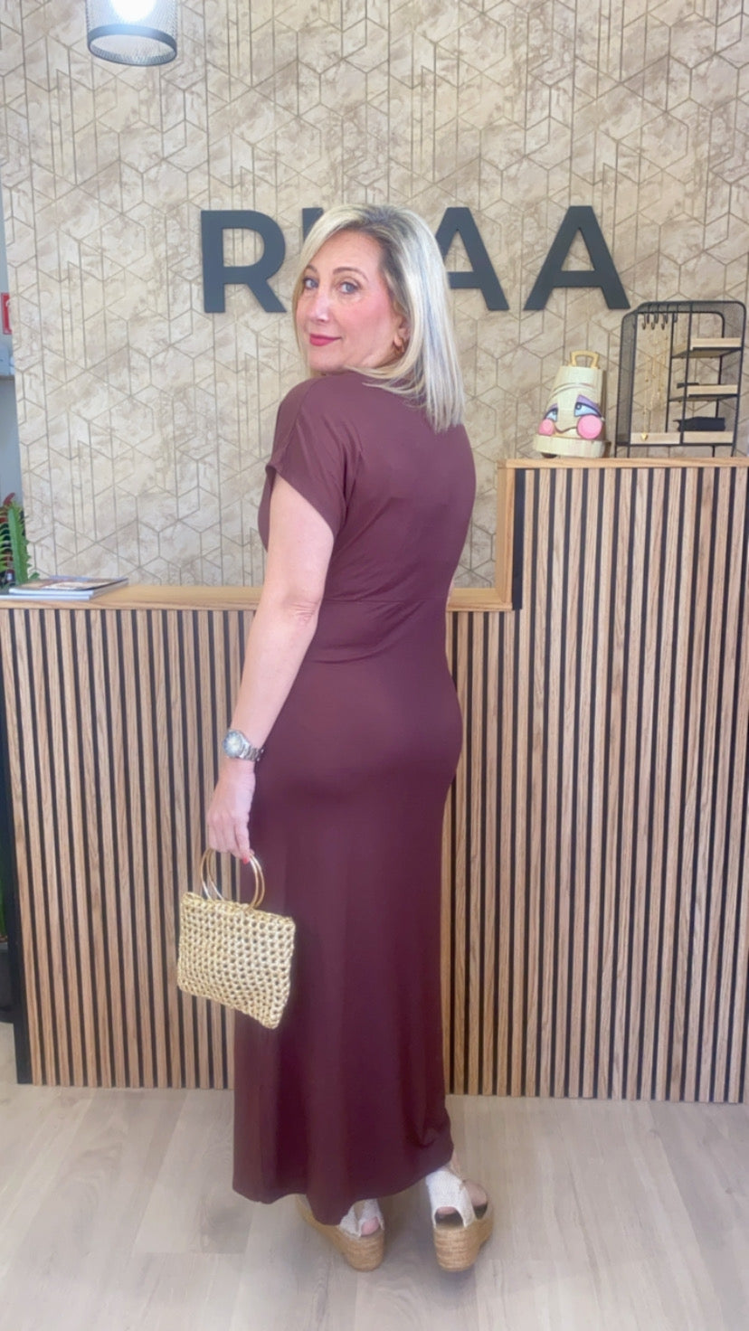VESTIDO CLHOE CHOCOLATE